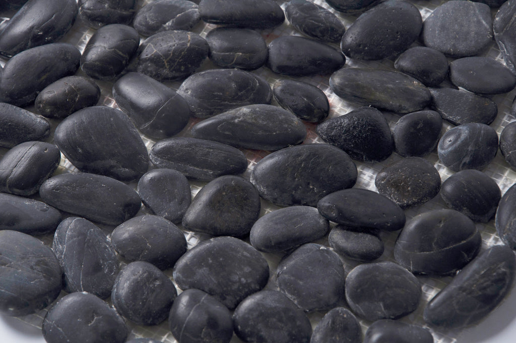 Black Pebble Stone Mosaic