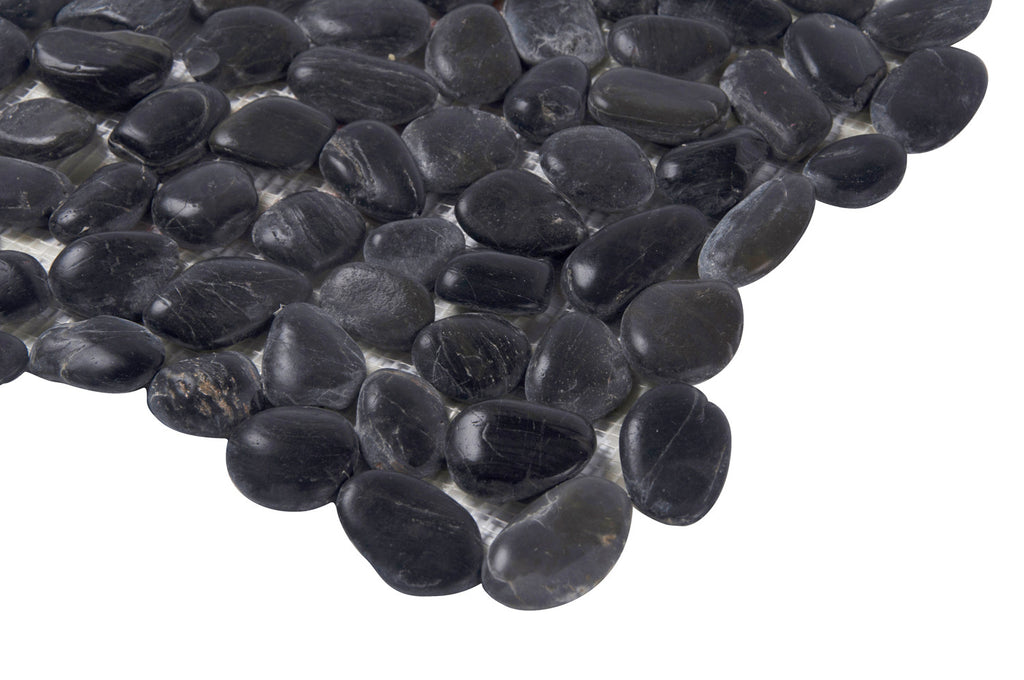 Black Pebble Stone Mosaic