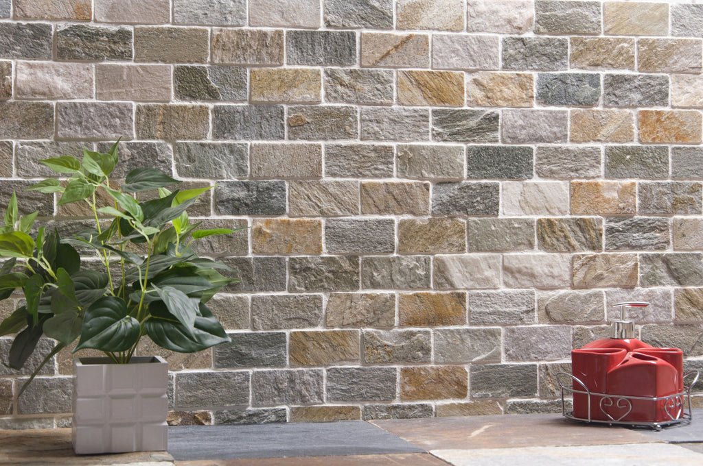 Golden Harvest Quartzite Mosaic