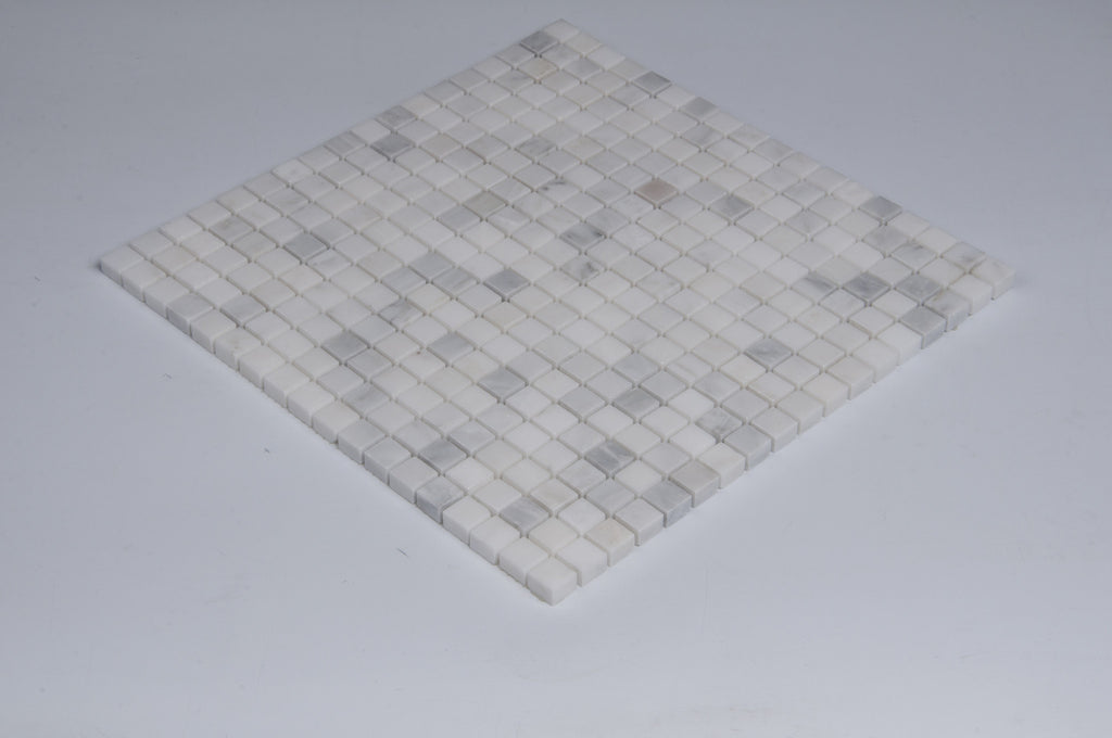 Oriental White polished Marble Mosaic